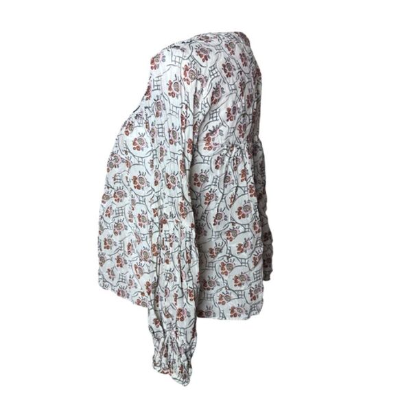 Anthro Floreat peasant blouse top 10 - Picture 11 of 14